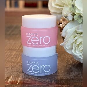 NEW Banila Co CLEAN IT ZERO Cleansing BALM in ORIGINAL & CICA-RELIEF Calming DUO